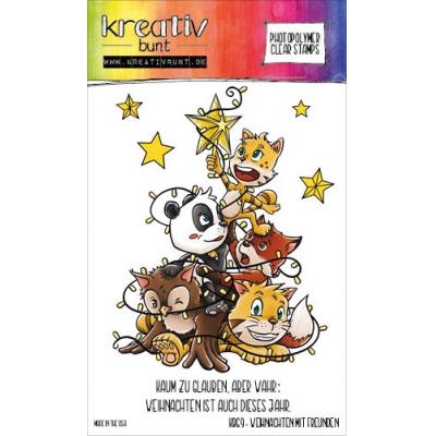 kreativbunt Stempel - Weihnachten mit Freunden
